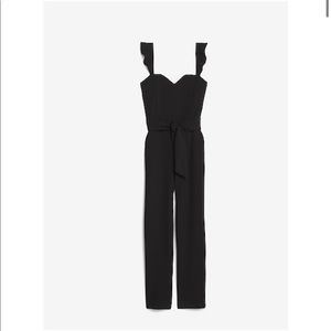 Ruffle strap jumpsuit